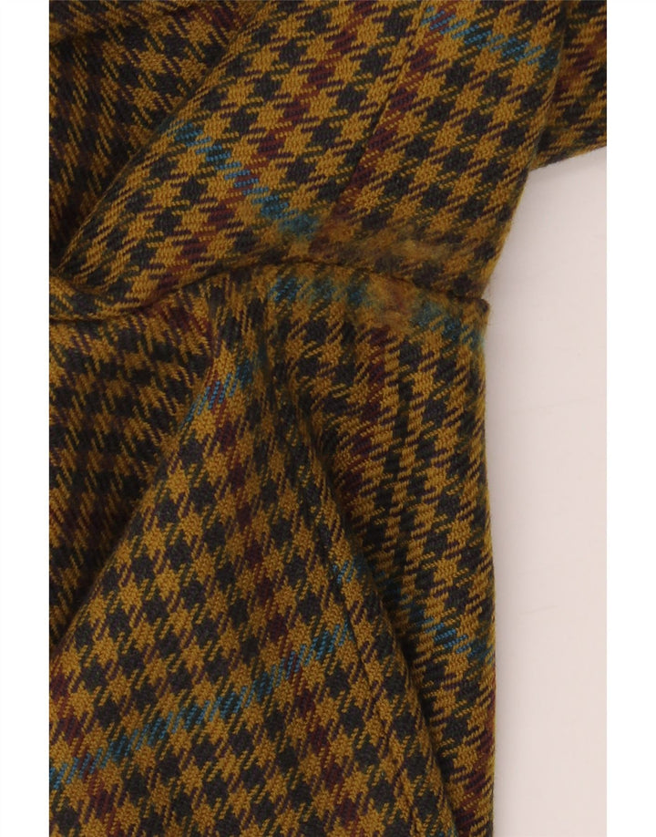 HUGO BOSS Chaqueta tipo blazer de 2 botones para hombre EU 56 3XL Pata de gallo amarilla