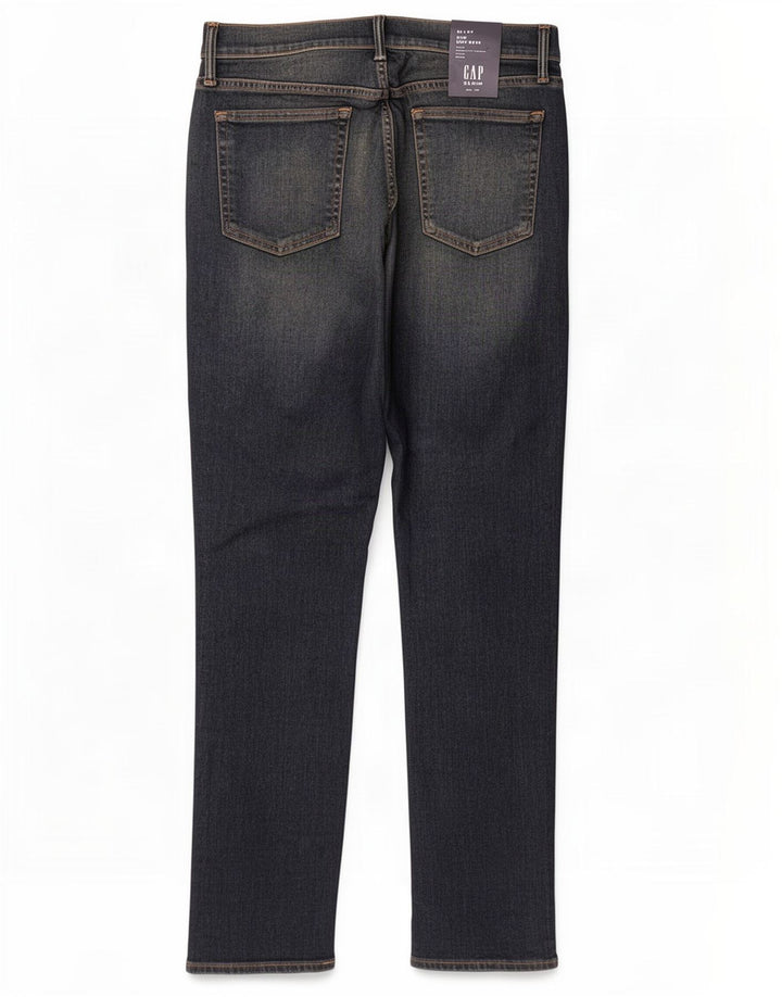 Vaqueros ajustados elásticos para hombre Gap W34 L32 Algodón azul