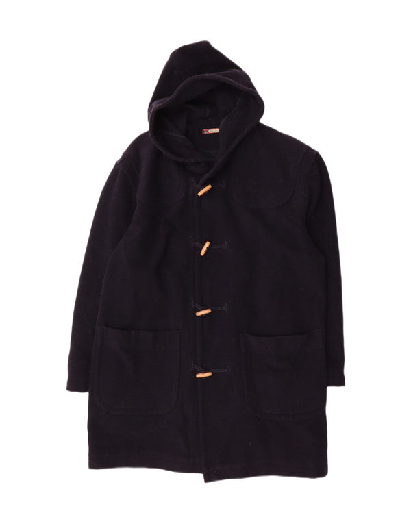 Sisley Trenca con capucha y elegancia relajada para hombre UK 36 Small Lana azul marino