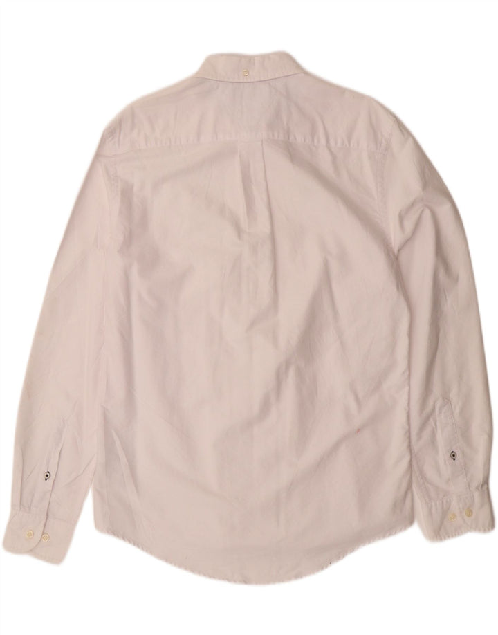 TOMMY HILFIGER Mens Custom Fit Shirt Medium White Cotton Vintage Tommy Hilfiger and Second-Hand Tommy Hilfiger from Messina Hembry 