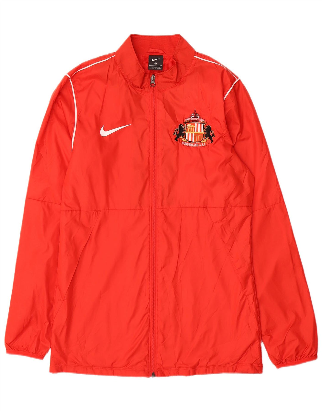 Nike Sunderland A.F.C. para hombre Chaqueta impermeable gráfica UK 36 Small Rojo Poliéster