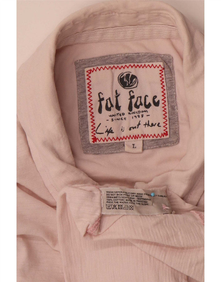 Polo para hombre Fat Face Grande Rosa