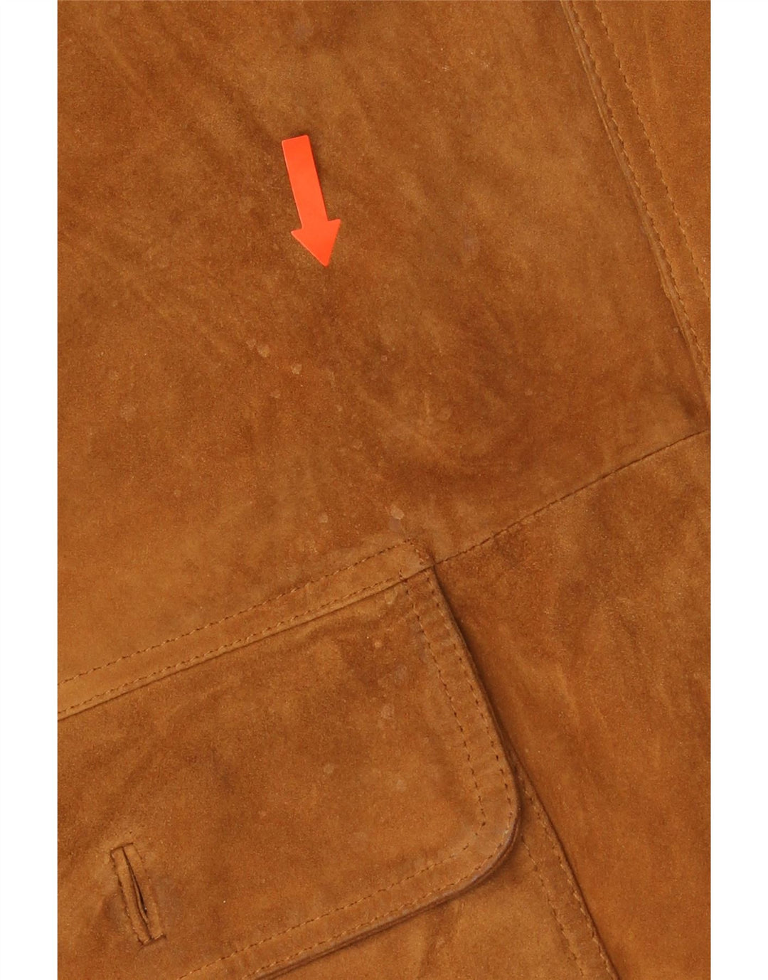 Vintage hombres gamuza bomber chaqueta IT 54 2XL marrón