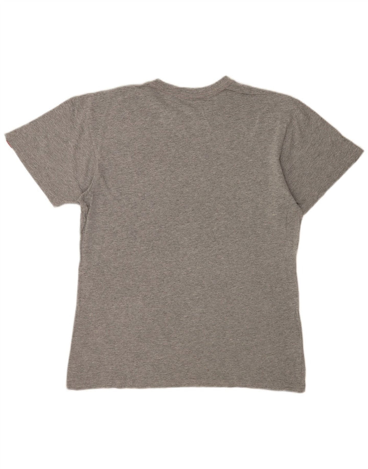 Vans Camiseta gráfica para hombre Top de algodón moteado en gris medio