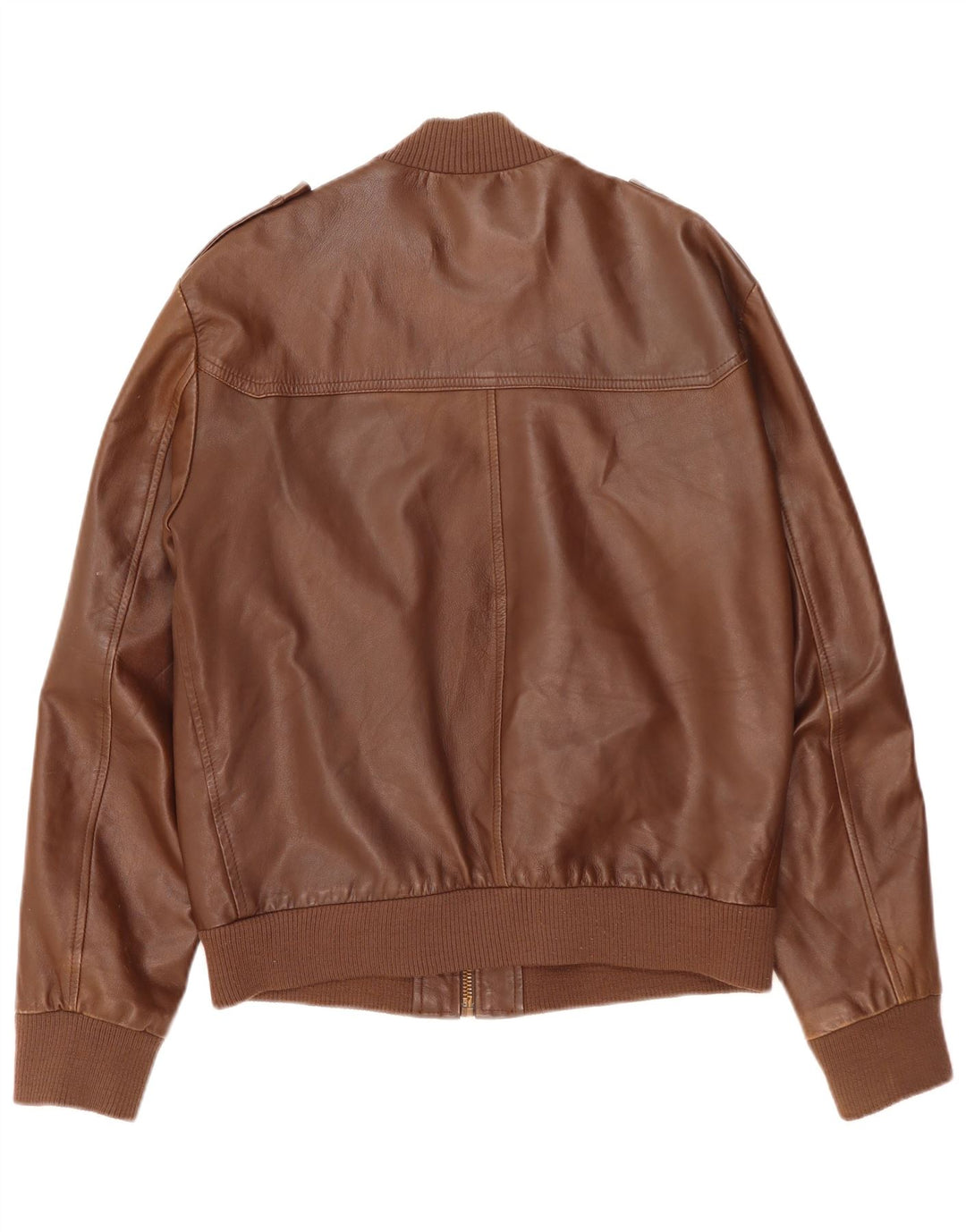 Conbipel Chaqueta de cuero para hombre IT 52 Cuero marrón grande