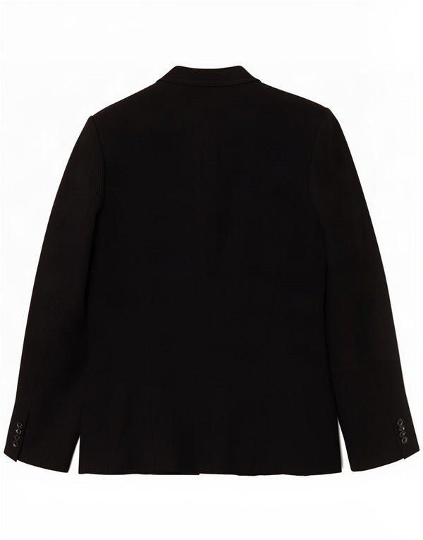 Laura Ashley Chaqueta tipo blazer con 1 botón para mujer UK 8 Small Black Viscosa