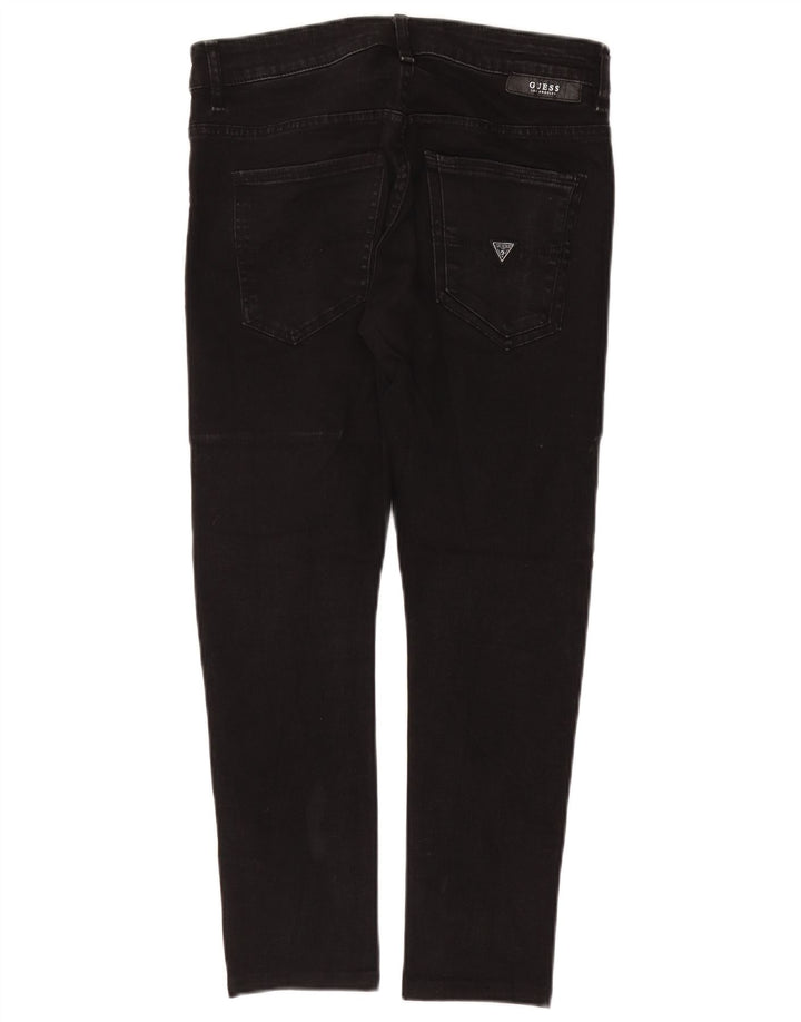 GUESS Vaqueros súper ajustados Miami para mujer W30 L25 Negro