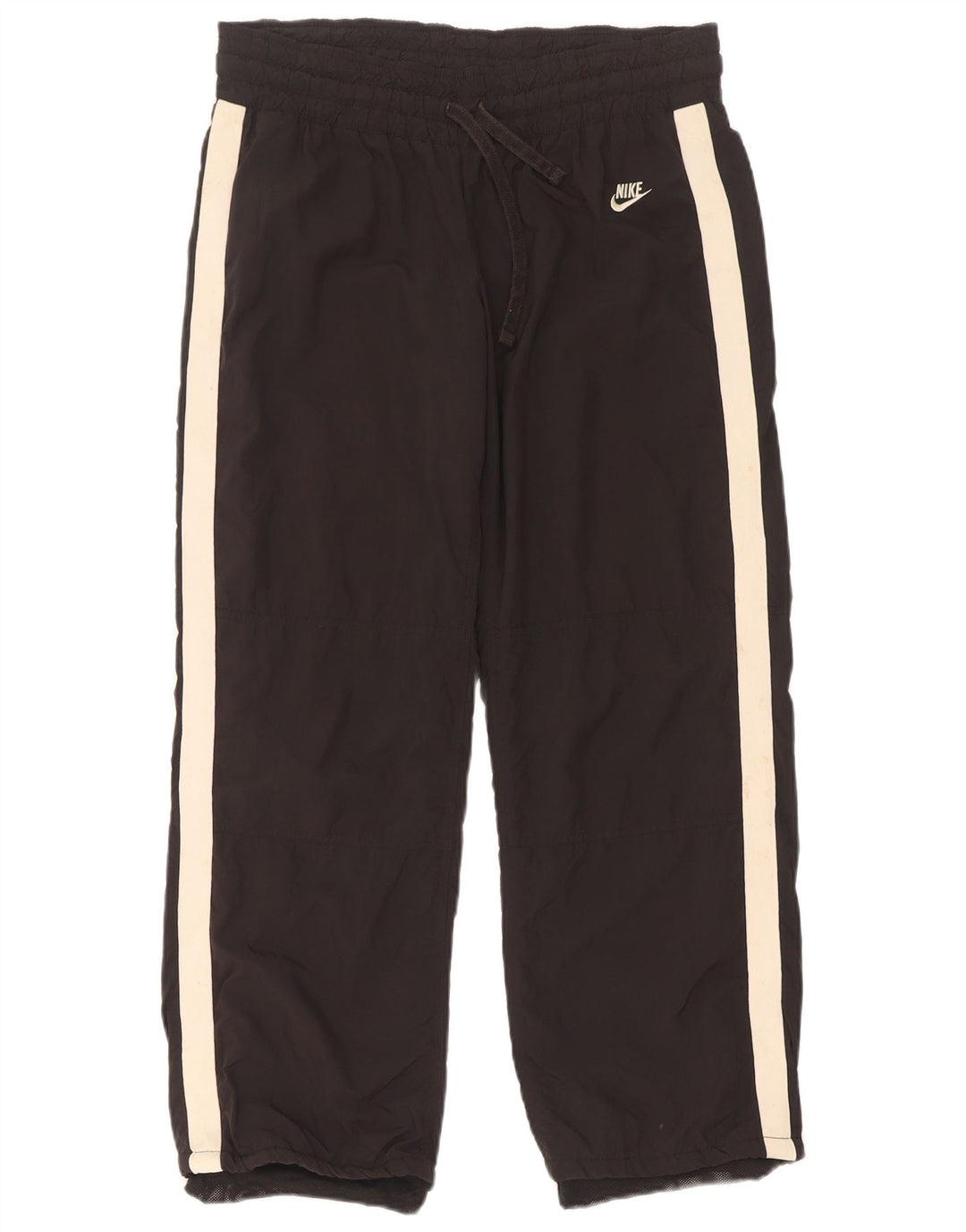 Pantalones de chándal Nike para mujer US 8/10 Mediano Negro Colorblock Poliéster