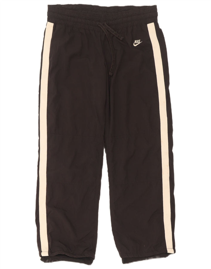 Pantalones de chándal Nike para mujer US 8/10 Mediano Negro Colorblock Poliéster