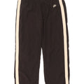 Pantalones de chándal Nike para mujer US 8/10 Mediano Negro Colorblock Poliéster