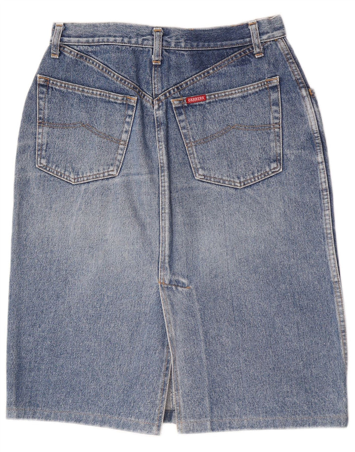 Falda Vaquera Mujer Carrera W30 Azul Medio Algodón