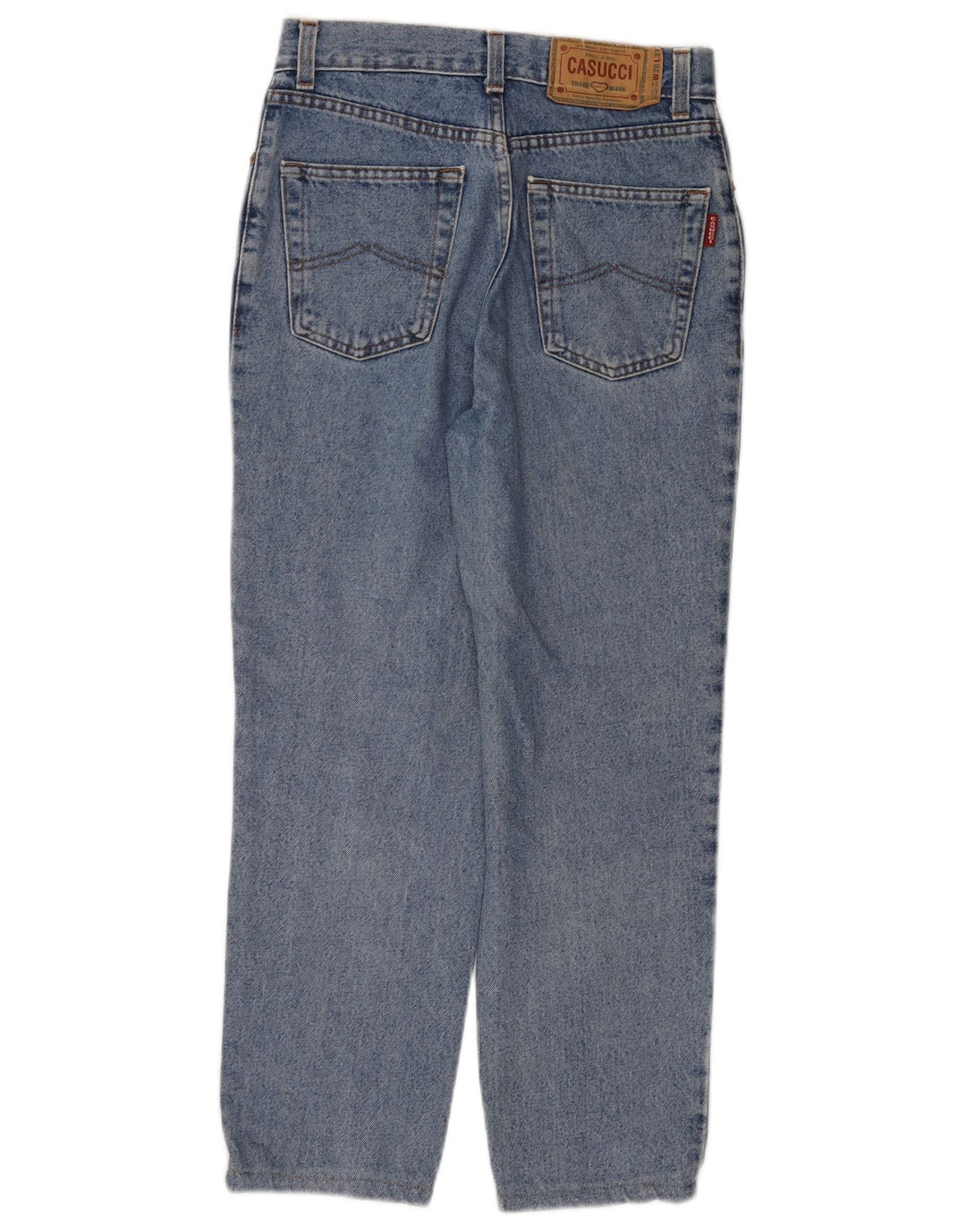 CASUCCI Jeans sueltos cortos para mujer W28 L24 Azul