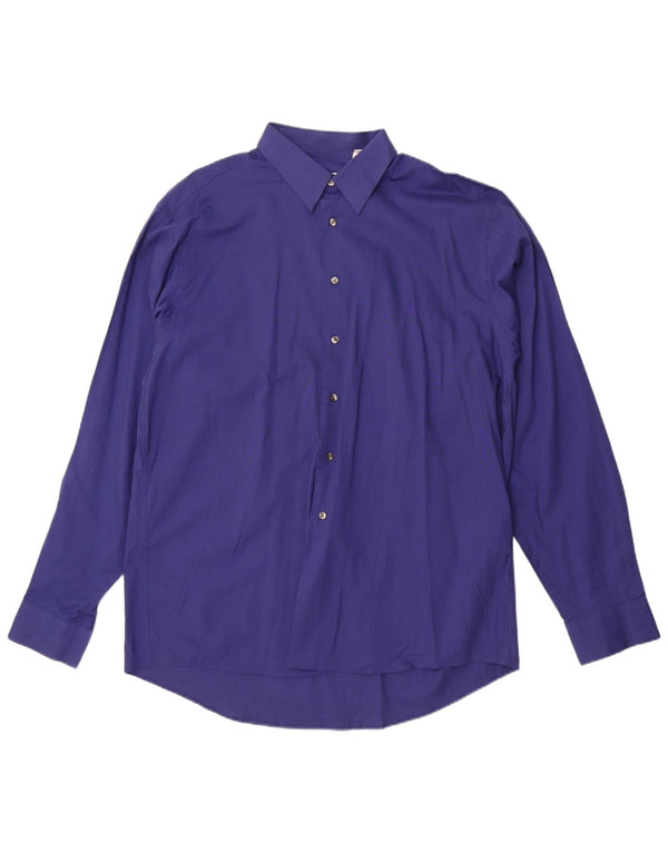 Calvin Klein Camisa para hombre Talla 17 XL Azul