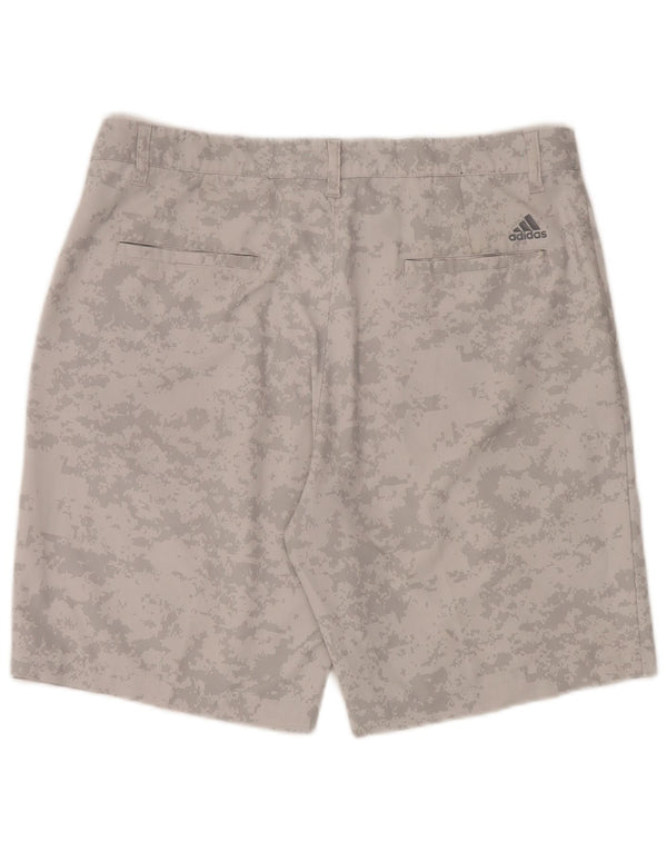 Pantalones cortos deportivos Adidas para hombre, poliéster de camuflaje gris grande