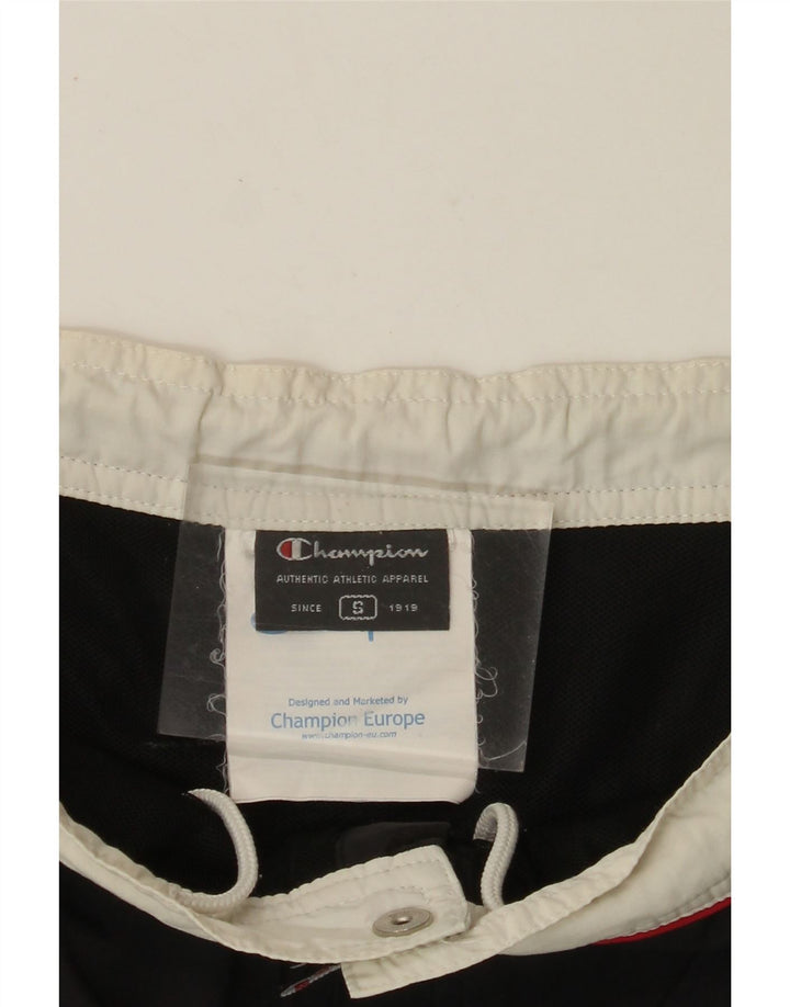 CHAMPION Bañador con estampado gráfico para hombre Small Black Colorblock Polyamide