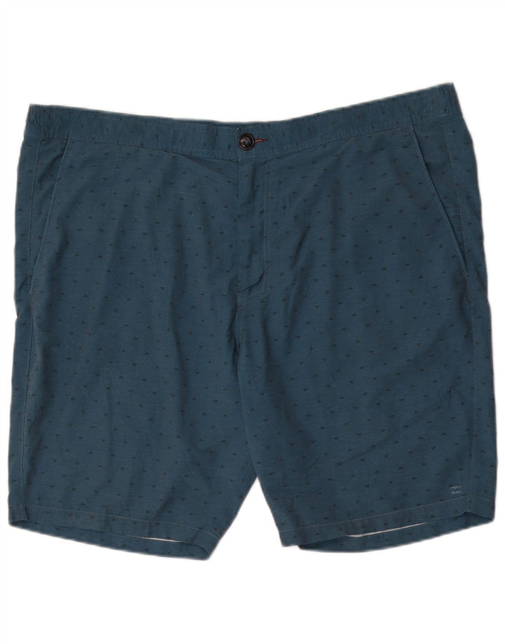 Billabong Pantalones cortos chinos para hombre XL W42 Azul geométrico