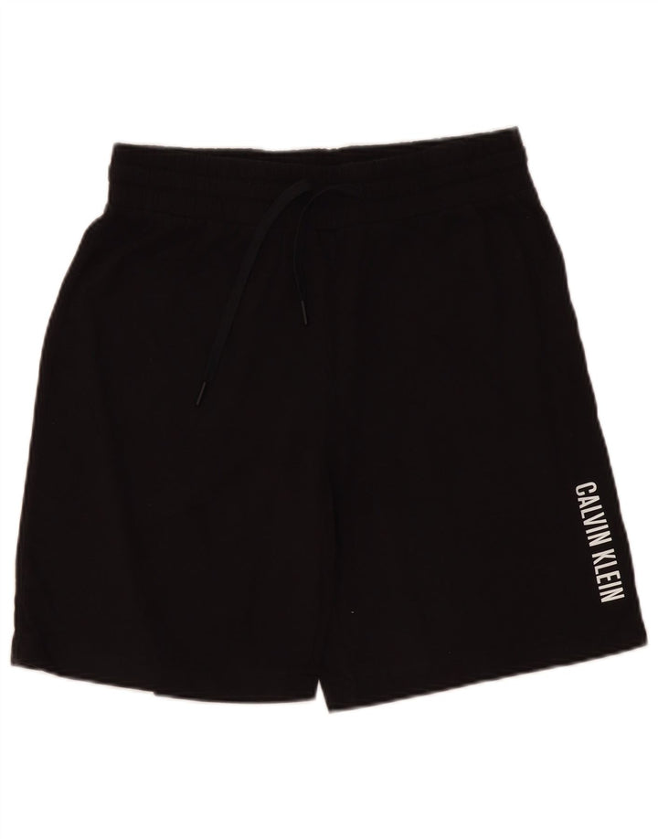 Calvin Klein Bañador con gráfico para hombre de algodón negro mediano