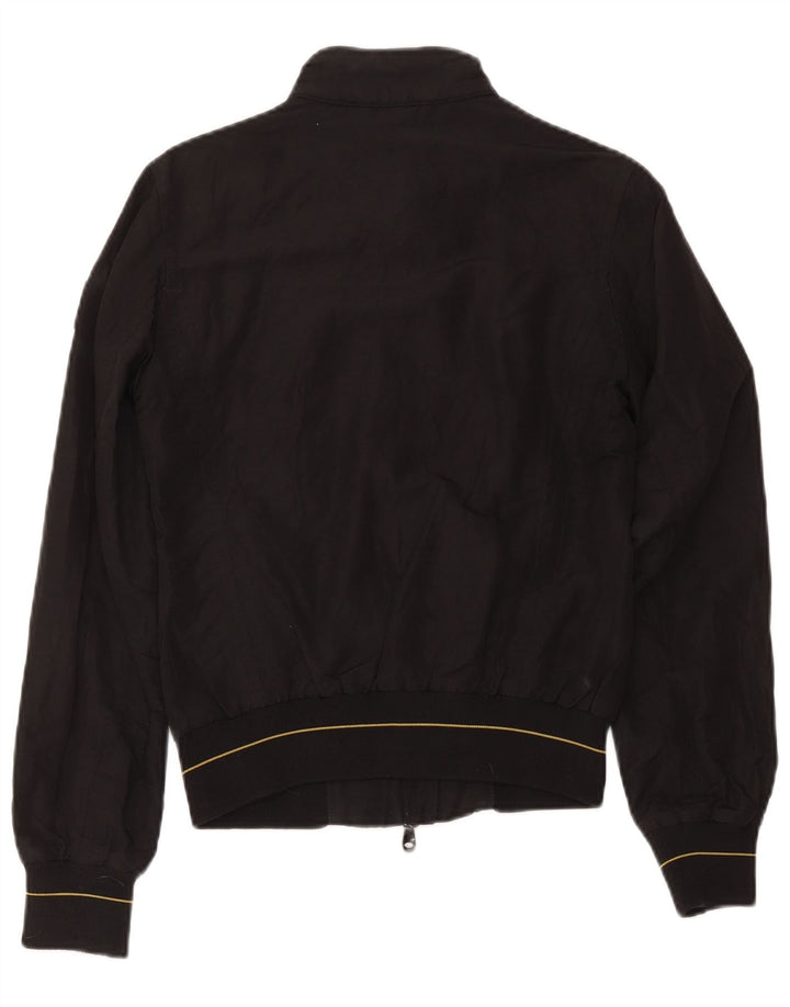 Refrigiwear Mujer Cruz Bomber Chaqueta Grande Algodón Negro
