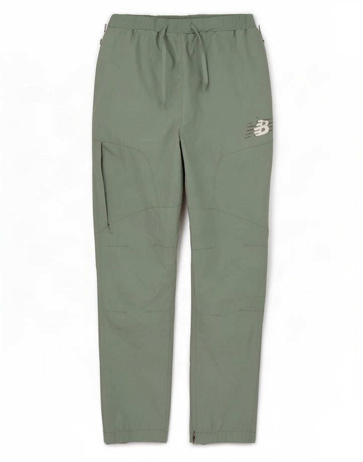 Pantalón New Balance Cargo Chándal Verde Medio Poliéster Hombre