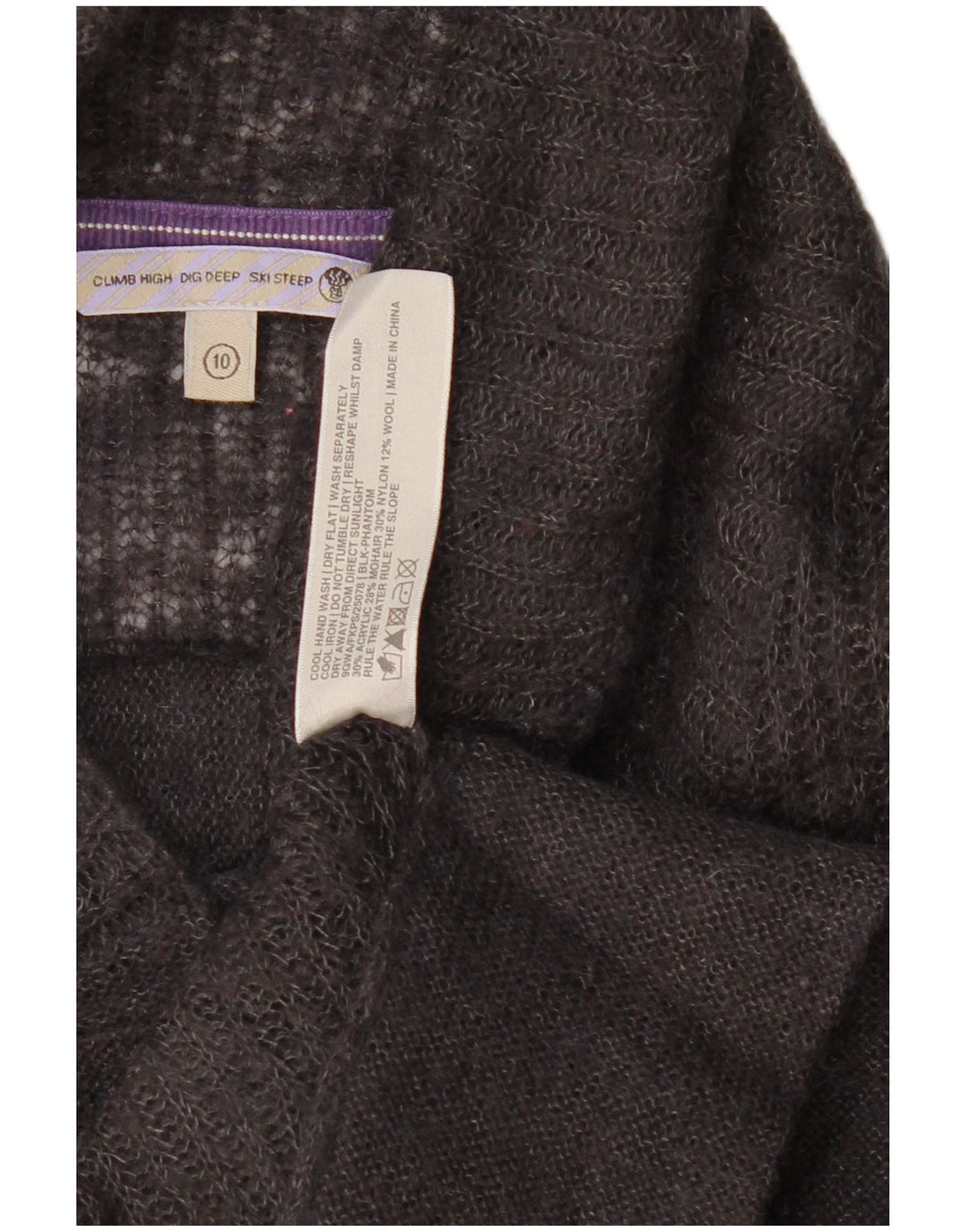 Cárdigan para mujer Fat Face UK 10 Small Gris Acrílico
