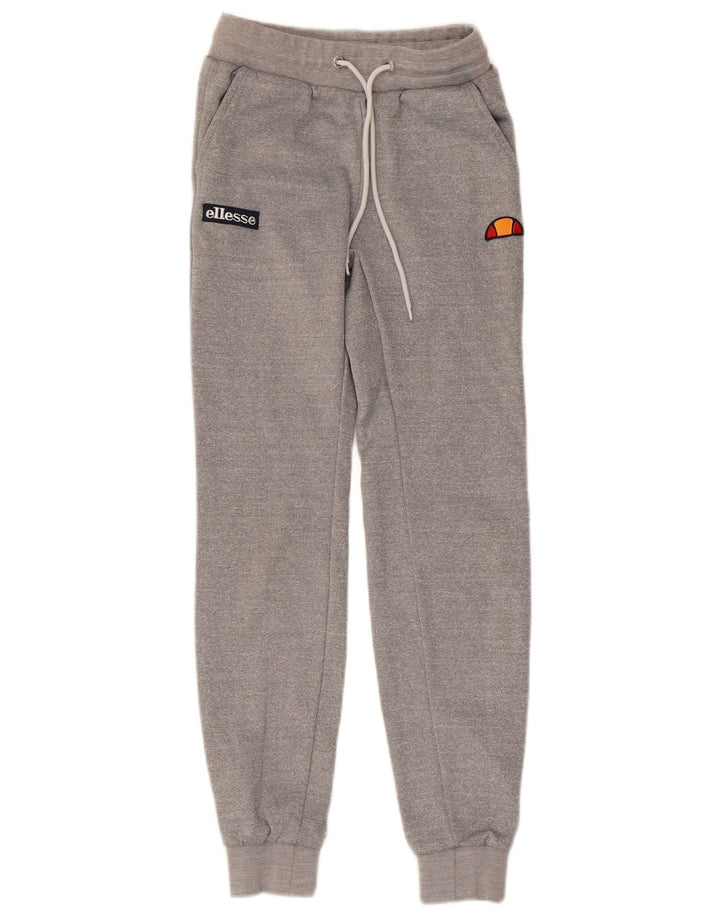 Ellesse Pantalones de chándal para mujer Joggers UK 4 XS Gris Poliéster