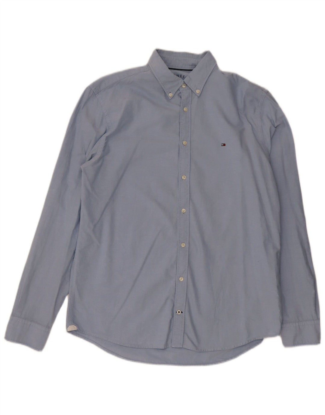 Camisa Tommy Hilfiger Hombre Grande Azul Algodón
