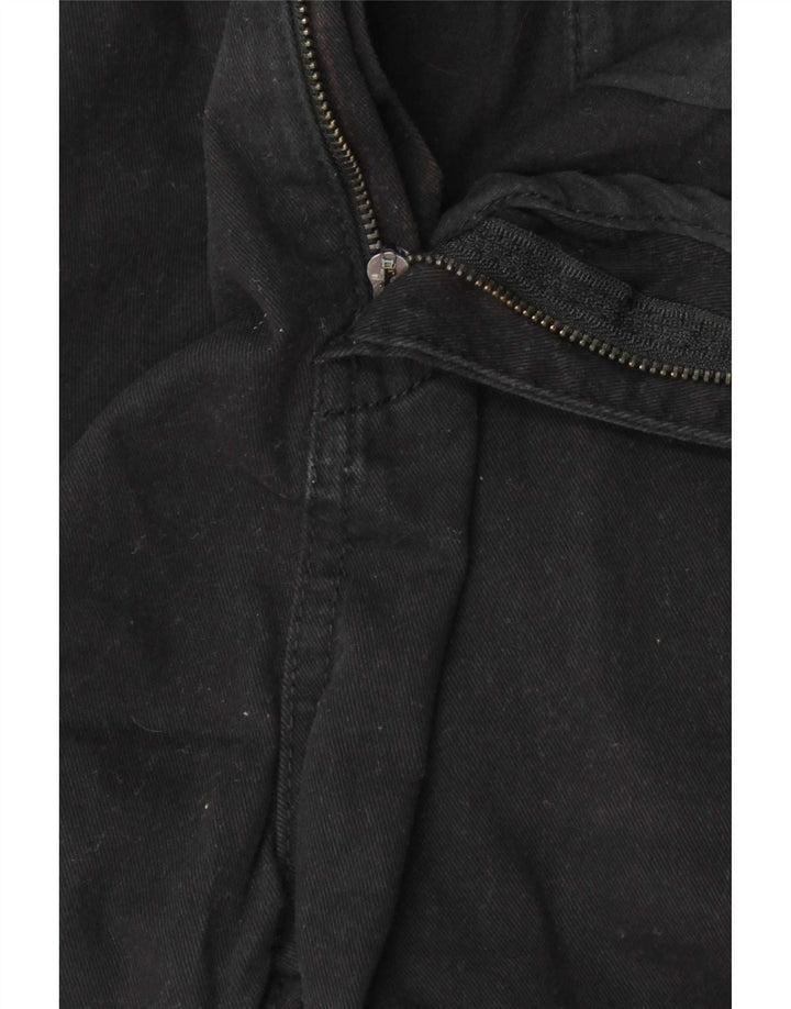 Pierre Cardin Pantalones cortos chinos de corte regular para hombre Mediano W32 Algodón negro