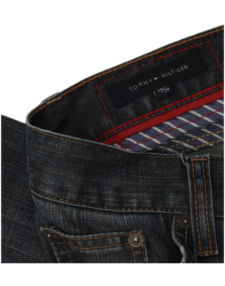 TOMMY HILFIGER Vaqueros rectos para hombre W34 L30 Azul