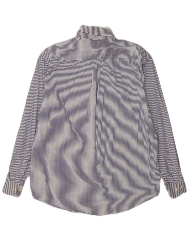 Camisa Tommy Hilfiger Hombre Algodón Azul Medio Rayas Pintadas