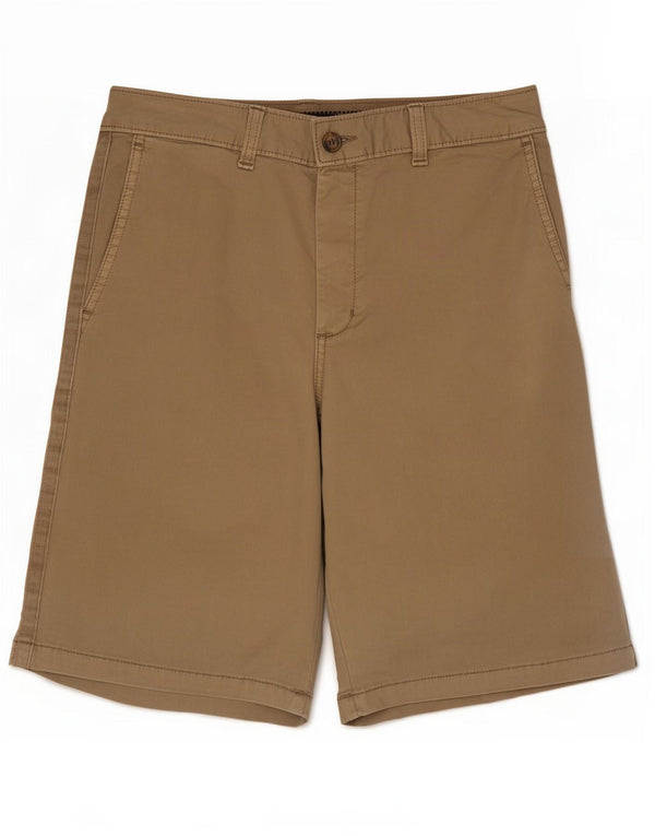 Marks & Spencer Pantalones cortos chinos para mujer UK 8 Small W30 Algodón beige