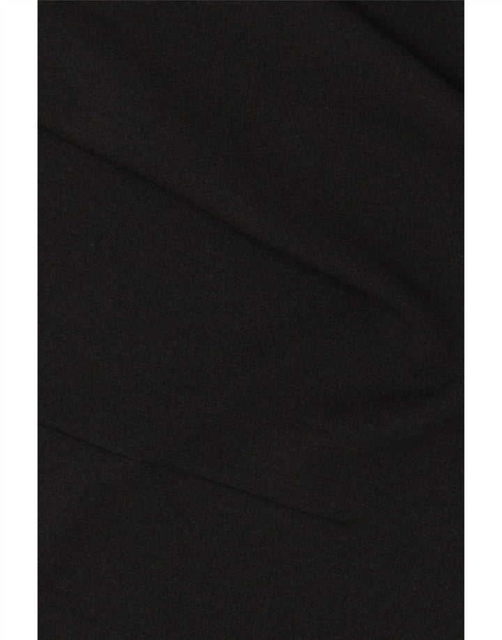 Zara Mujer Pantalón Chino De Pierna Ancha Mediano W28 L29 Negro