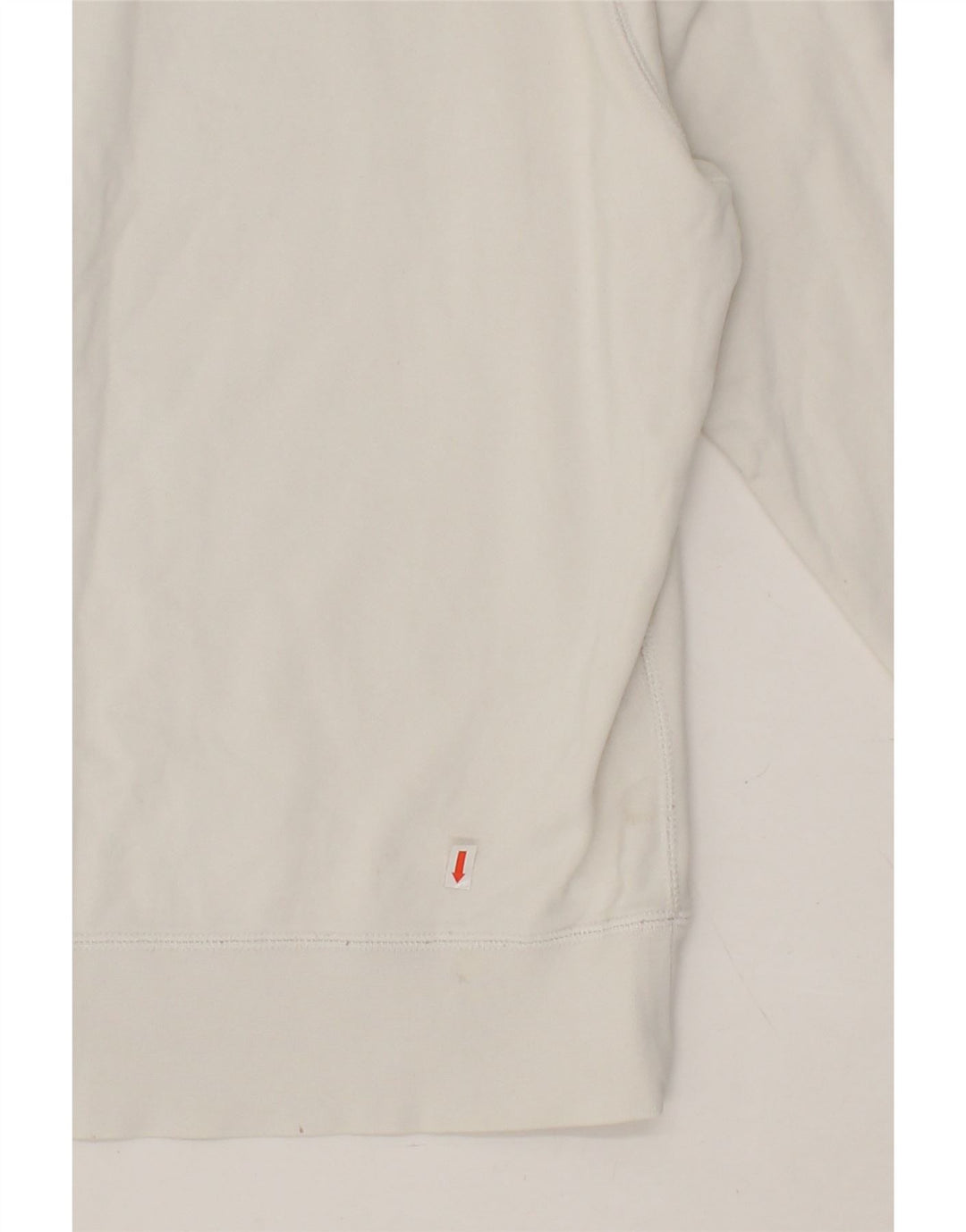 NIKE Womens Graphic Sweatshirt Jumper UK 16 Large White Cotton Vintage Nike and Second-Hand Nike from Messina Hembry 