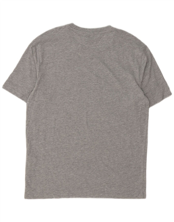 CHAMPION Camiseta para hombre Top de algodón moteado gris medio