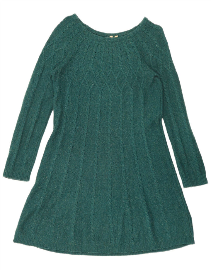 Vestido tipo jersey para mujer de White Stuff, talla 44, algodón verde medio