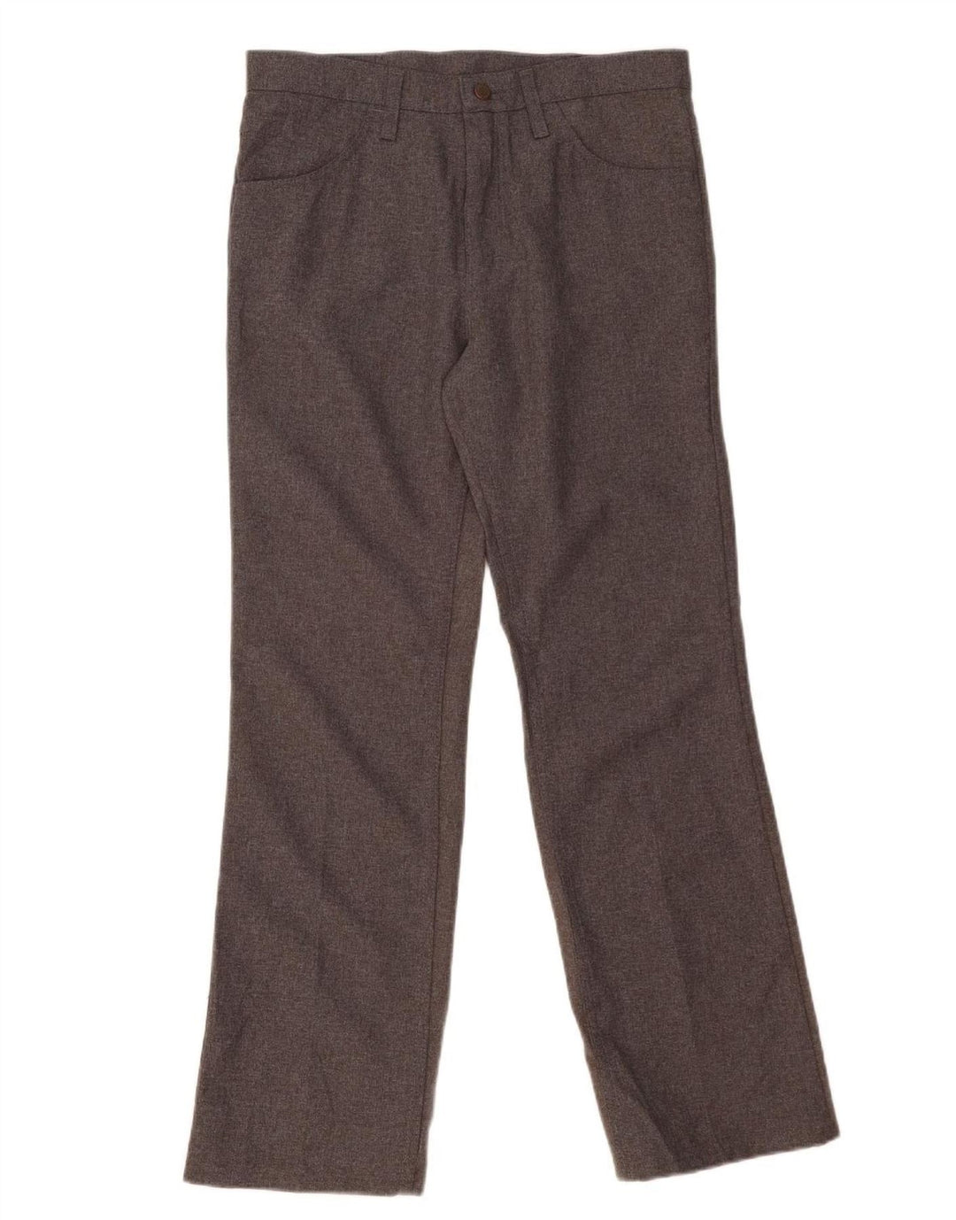 WRANGLER Pantalón casual recto para mujer W33 L30 Poliéster gris