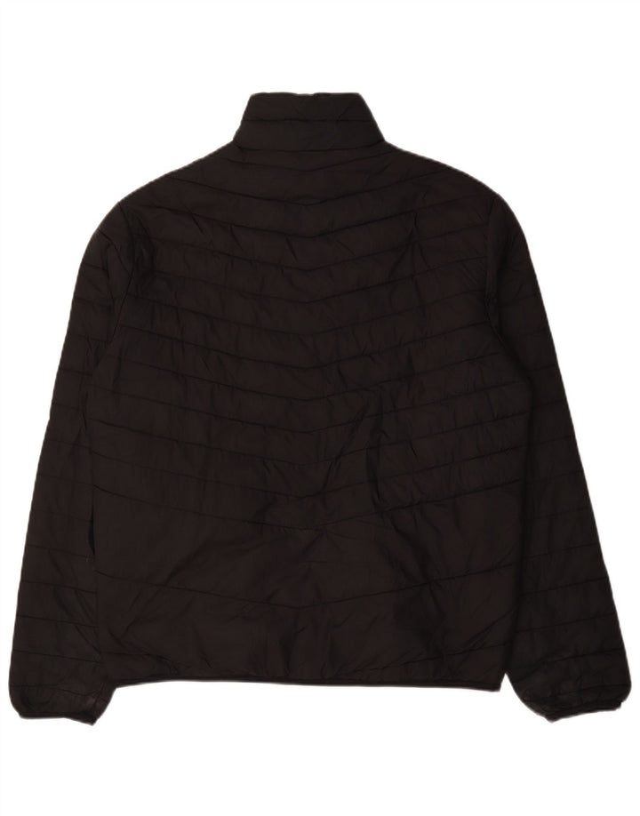 Jack & Jones Chaqueta acolchada para hombre UK 40 Large Poliéster negro