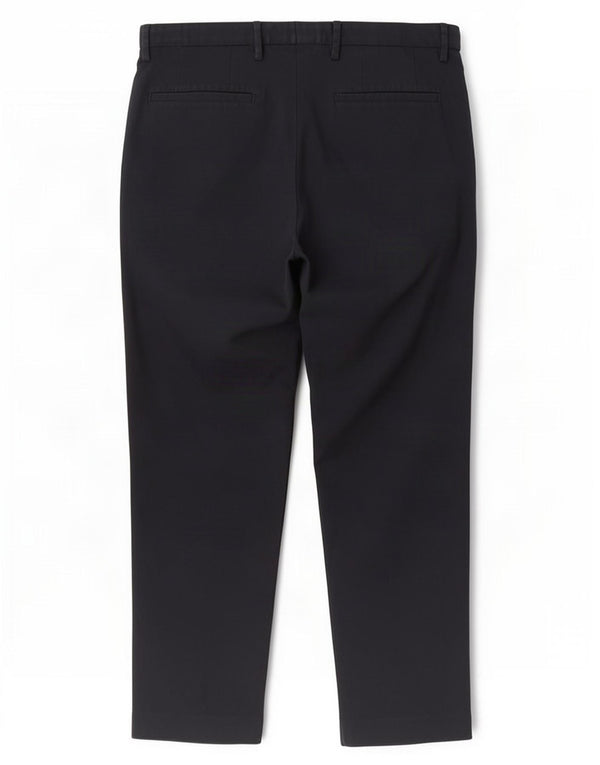 Massimo Dutti Pantalón Chino Cónico Para Hombre EU 42 Large W32 L27 Azul Marino
