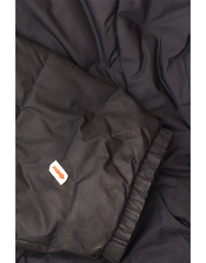 ADIDAS Chaqueta acolchada para hombre UK 40 Grande Poliéster negro