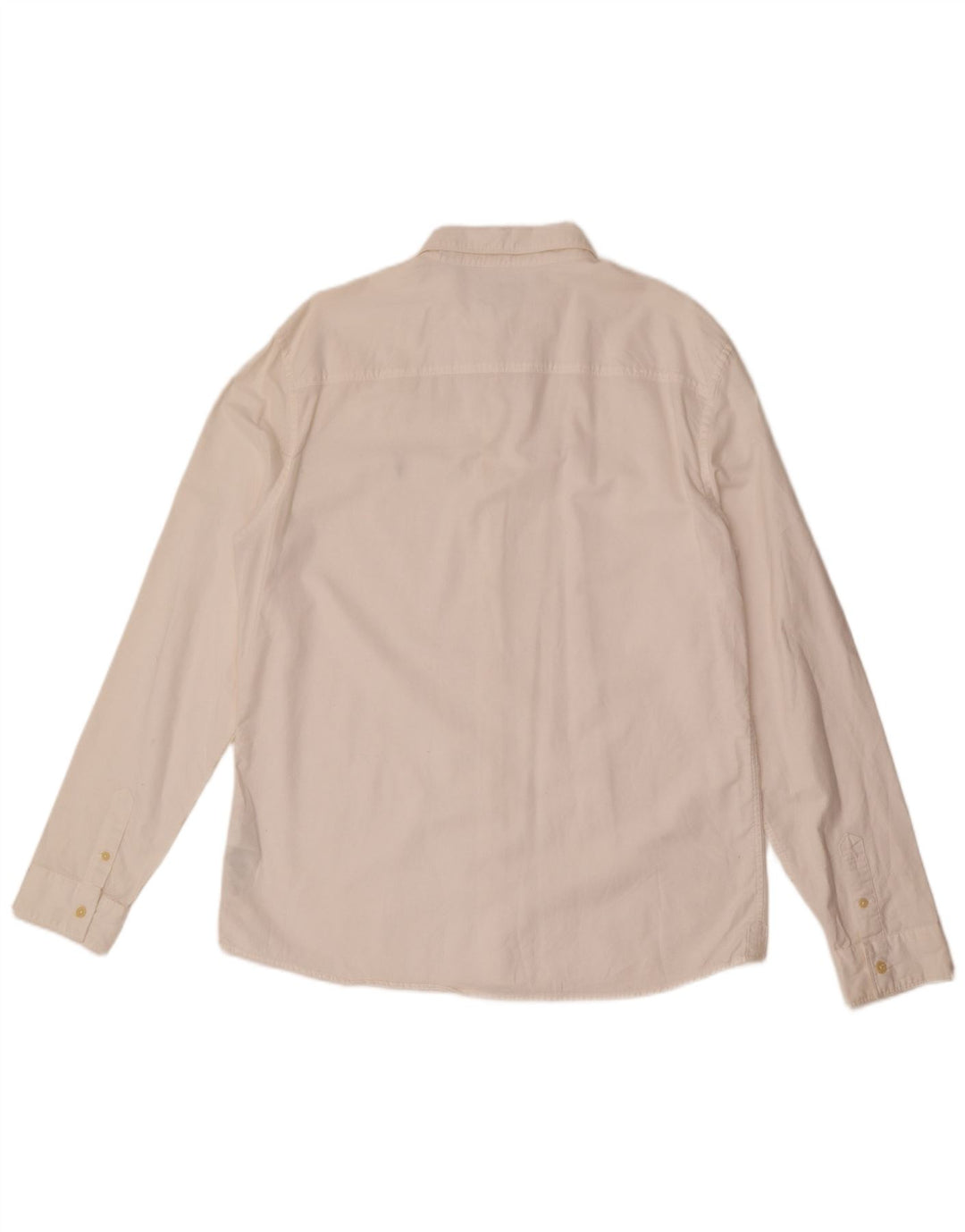 ALL SAINTS Camisa Hombre XL Algodón Blanco