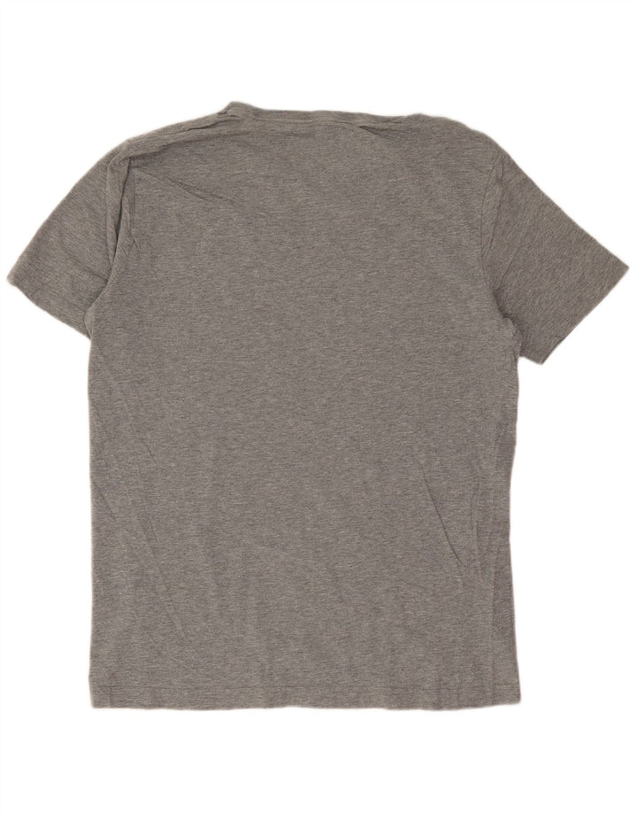 Camiseta Puma Hombre Top Algodón Moteado Gris Medio