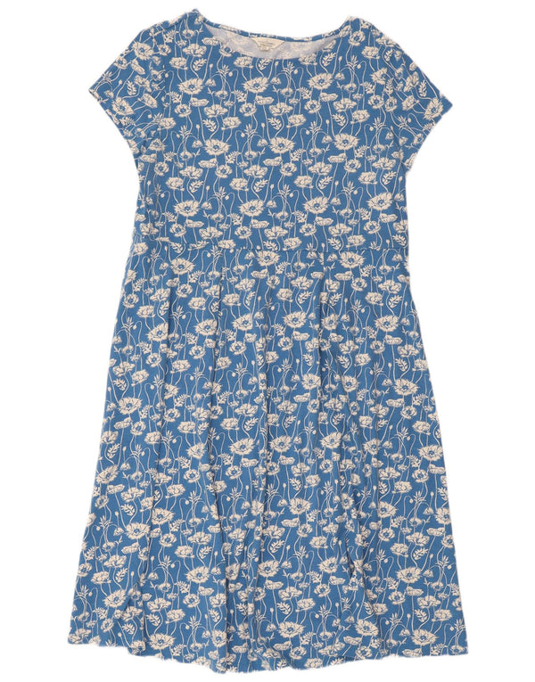 Seasalt Vestido acampanado para mujer ES 40 XL Azul Floral