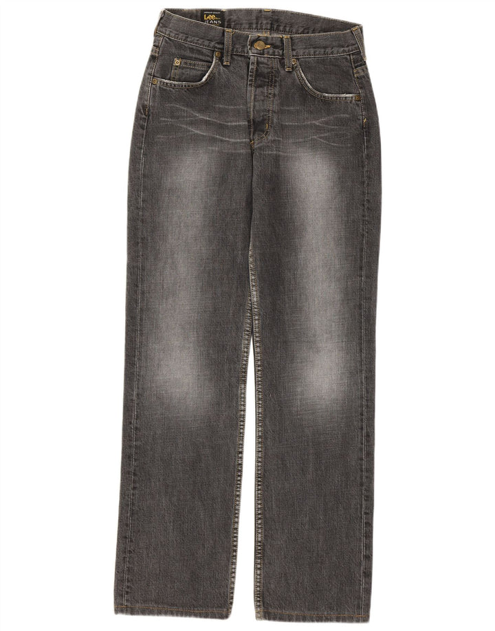 Vaqueros Lee Mujer Rectos W29 L32 Algodón Gris