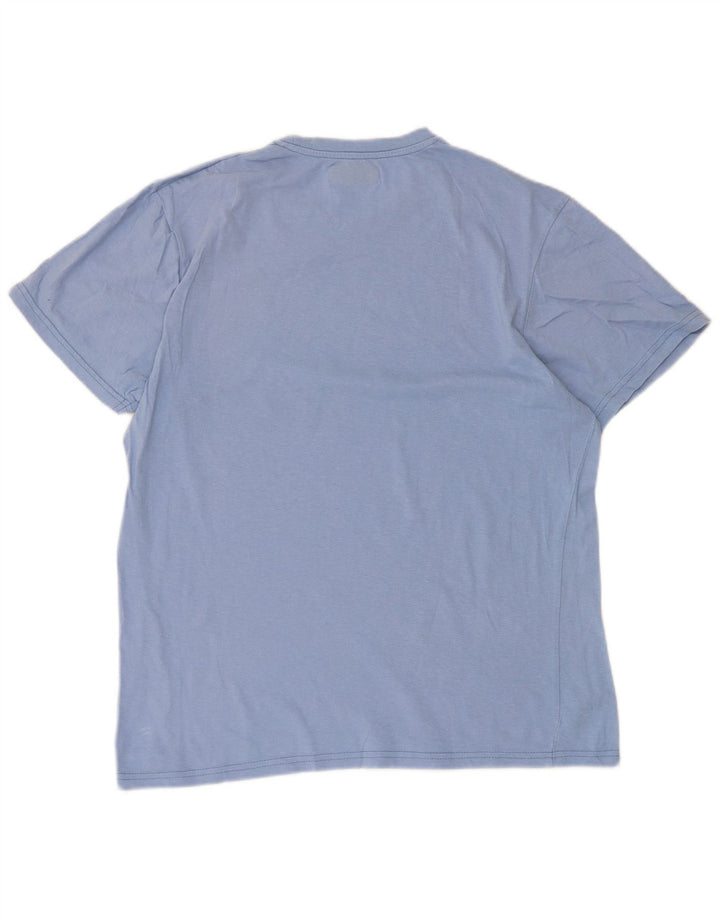 Kappa Camiseta gráfica para mujer Top UK 44 Azul medio
