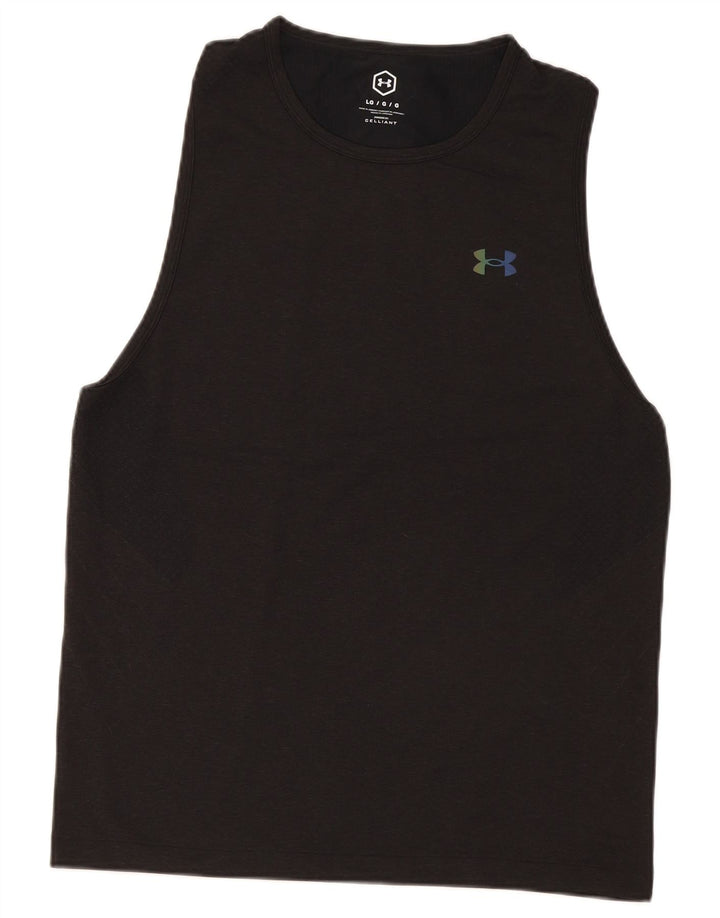 Under Armour Hombre Chaleco Top Grande Negro
