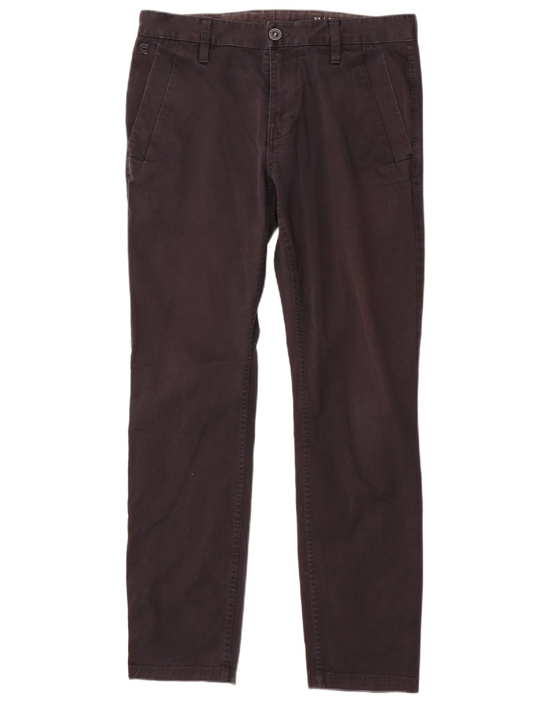 Pantalones chinos ajustados G-Star para hombre W33 L32 Negro