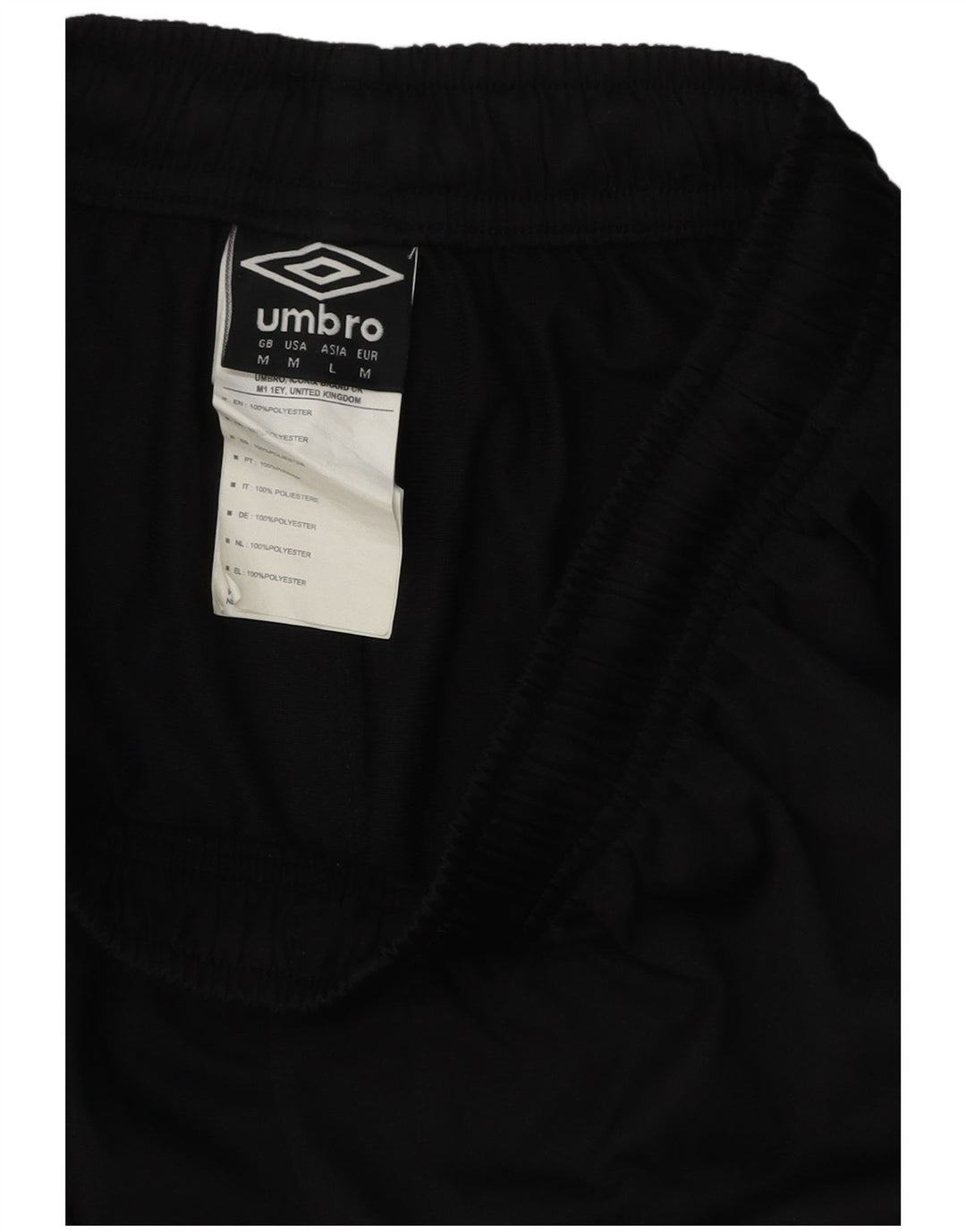 UMBRO Shorts deportivos para hombre Medium Black Colourblock Poliéster