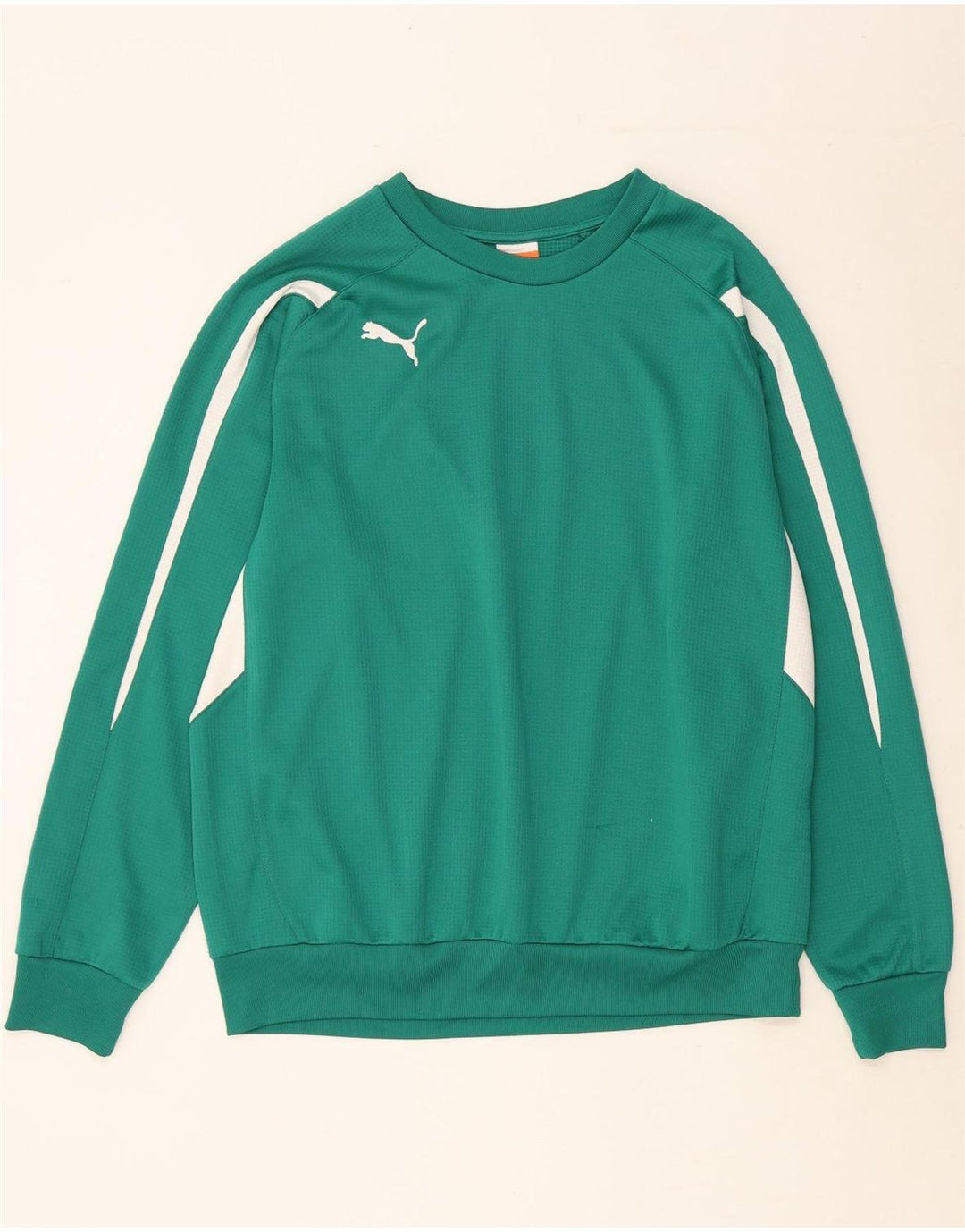 PUMA Sudadera tipo jersey para hombre, tamaño grande, color verde, poliéster