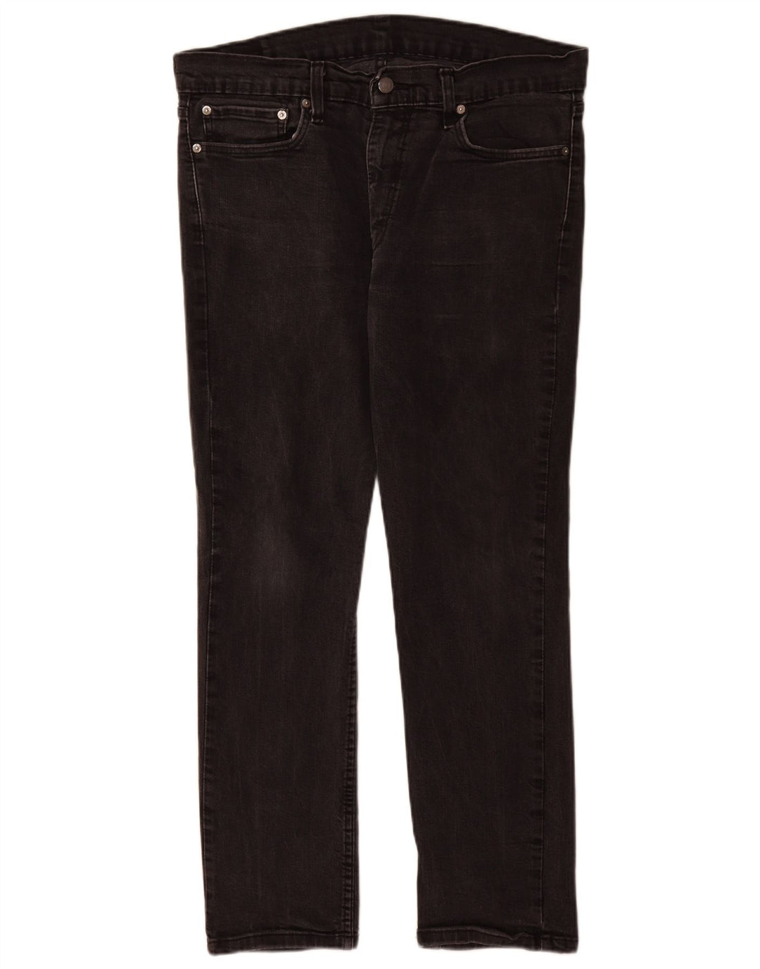 Levi's Hombre 511 Slim Jeans W36 L30 Algodón Negro