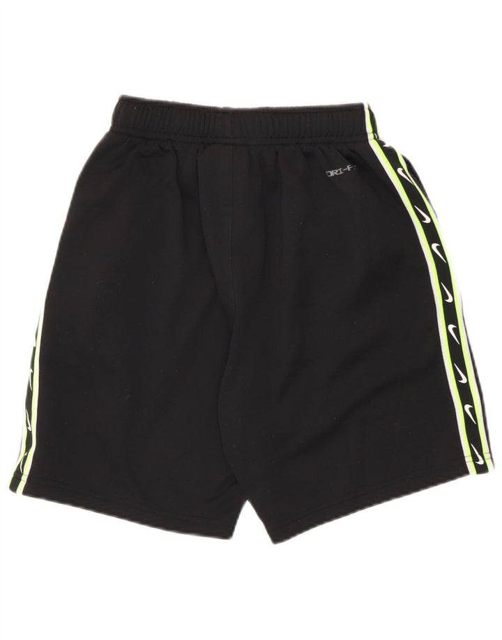 Nike Pantalones cortos deportivos Dri Fit Graphic para niños 10-11 años Mediano Negro Poliéster