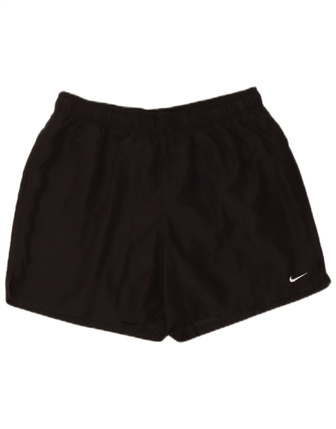 Nike - Pantalones cortos deportivos para hombre, talla grande, poliéster negro